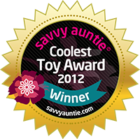 Savvy Auntie Coolest Toy Awards Seal 2012